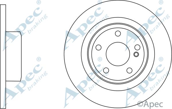 APEC BRAKING Тормозной диск DSK3097